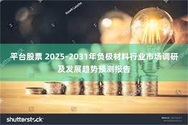 平台股票 2025-2031年负极材料行业市场调研及发展趋势预测报告