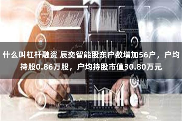什么叫杠杆融资 辰奕智能股东户数增加56户，户均持股0.86万股，户均持股市值30.80万元