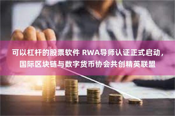 可以杠杆的股票软件 RWA导师认证正式启动，国际区块链与数字货币协会共创精英联盟
